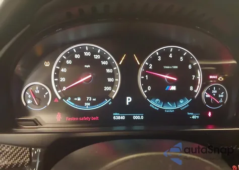 2018 BMW X5 M z USA, uszkodzony, nr VIN 5YMKT6C50J0Y83360